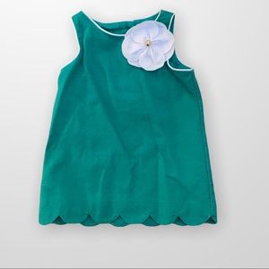 Janie and jack adorable green dress